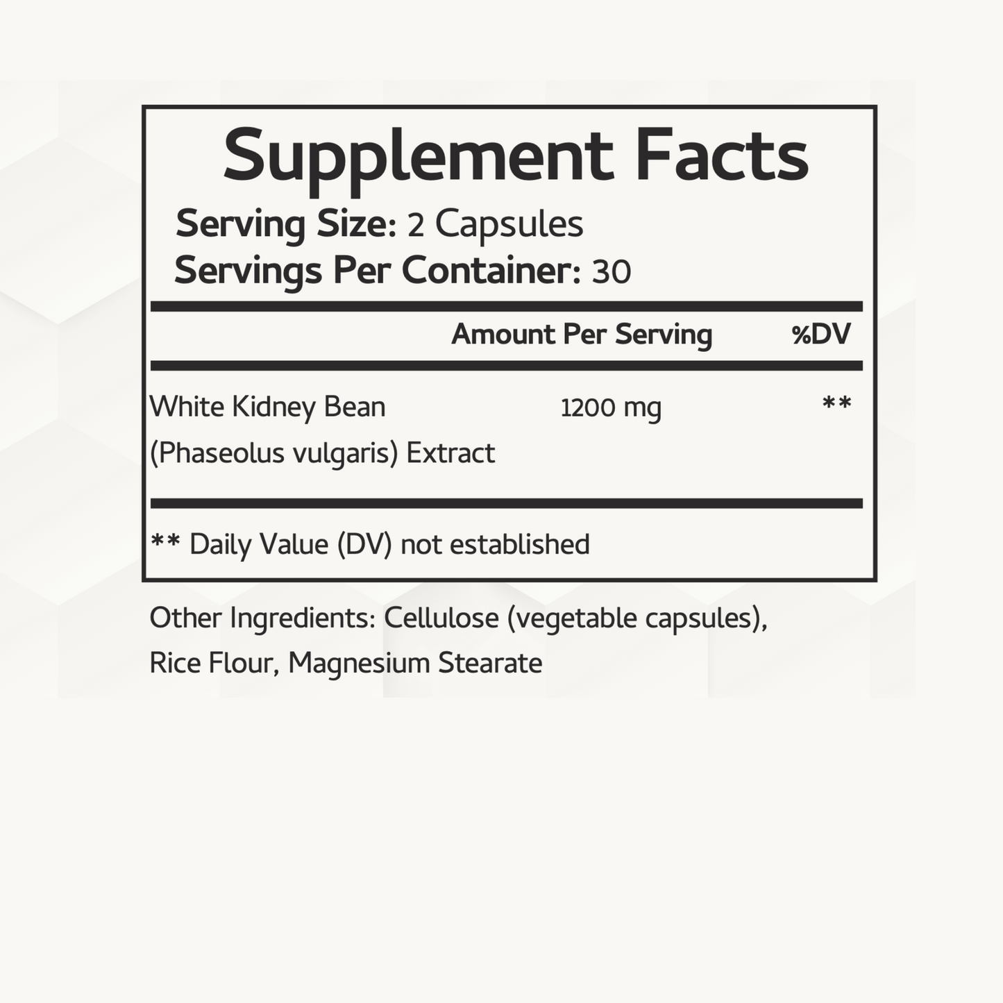 White Kidney Bean Extract