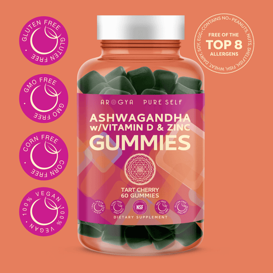 Arogya  Pure Self Ashwagandha with Vitamin D & Zinc Gummies