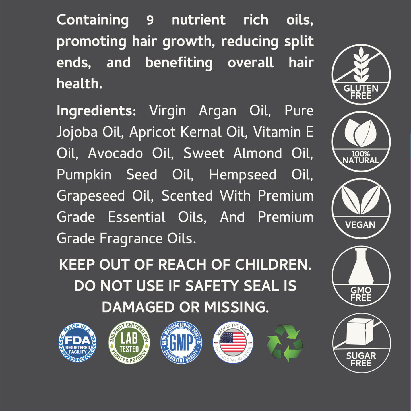 Healthy Hair Oil